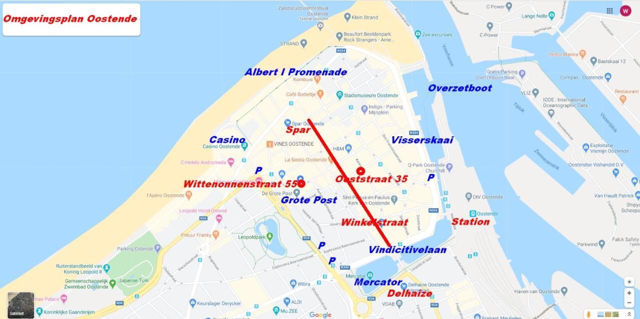 Vakantieappartement Emiel Centrum Oostende Met Garage Zewnętrze zdjęcie