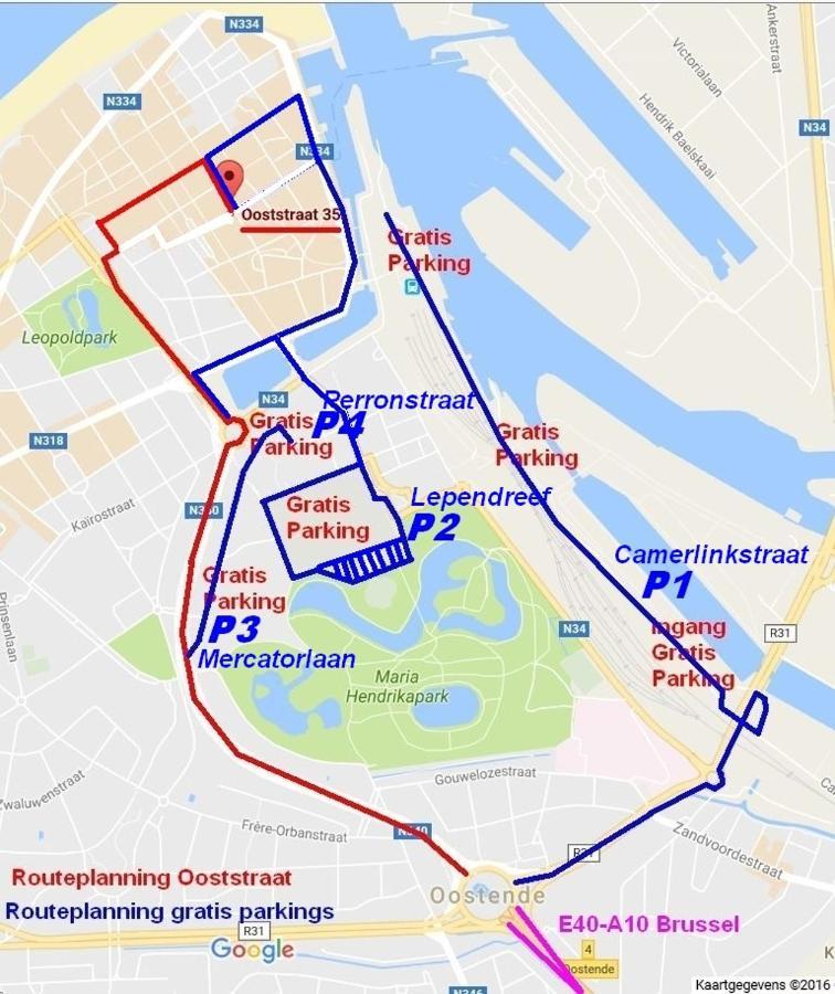Vakantieappartement Emiel Centrum Oostende Met Garage Zewnętrze zdjęcie